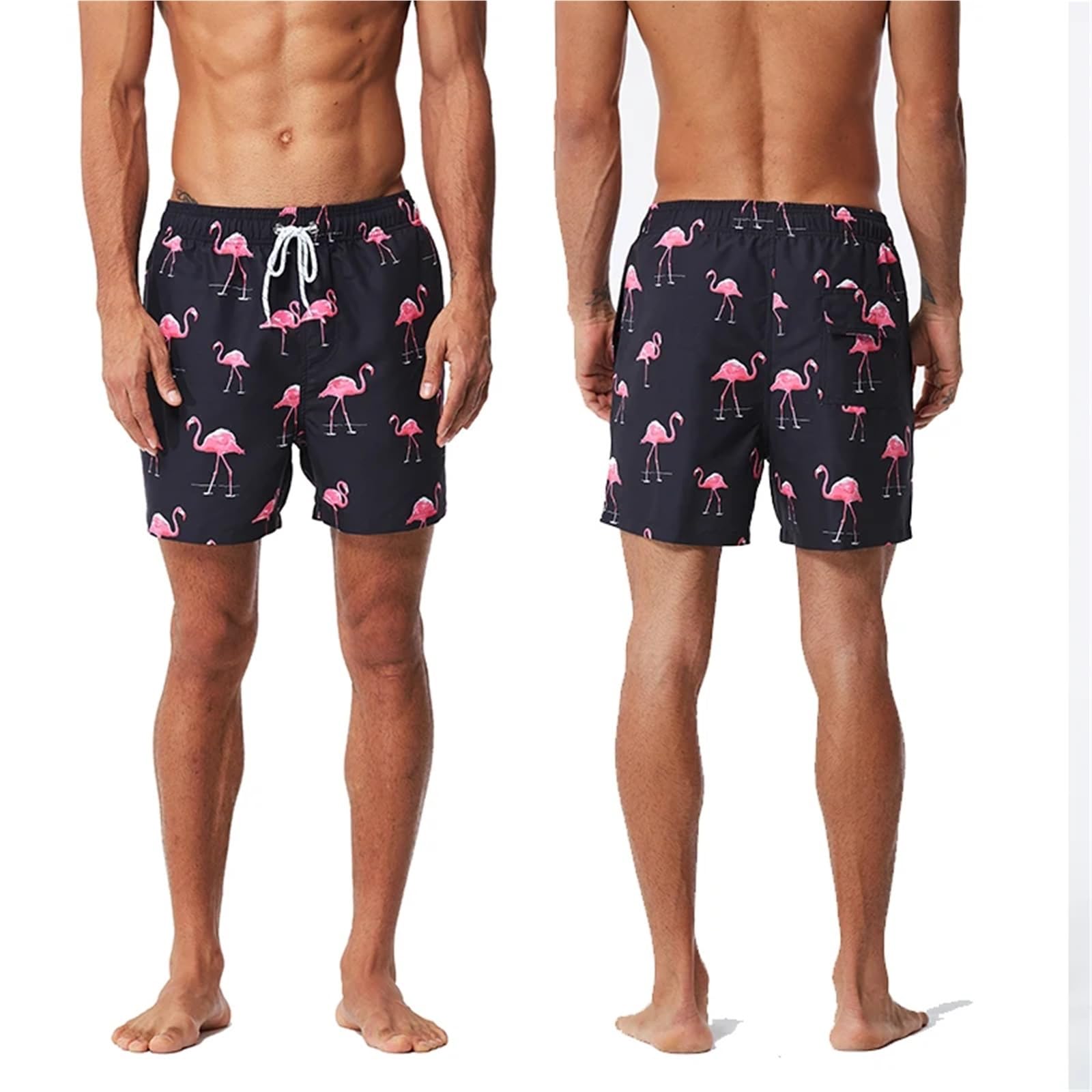 Pantaloncini Estivi da Uomo, da Palestra, con Fodera in Rete Traspirante, Elastico in Vita, Tasca Laterale, da Spiaggia