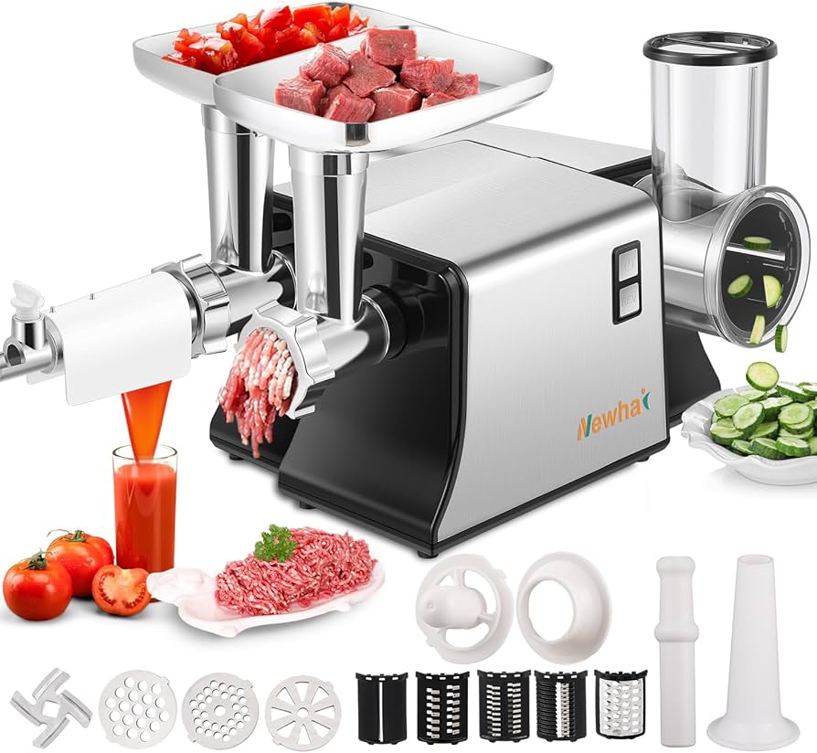 Amazon.com: Newhai All In One Cheese Grater Electric Meat Grinder