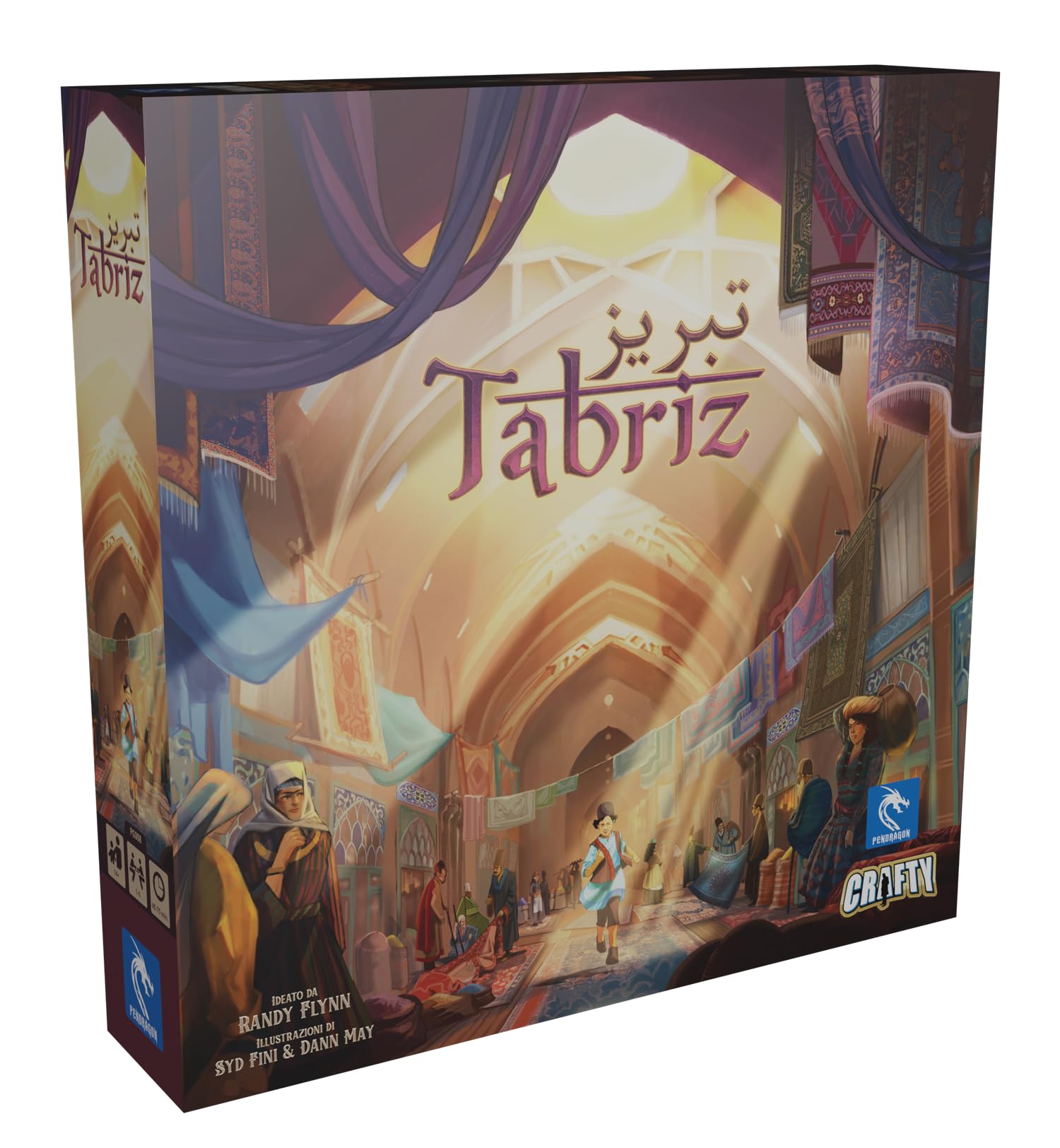 Pendragon - Tabriz - Edizione italiana - Gioco da tavolo, Età 14+, 1-5 Giocatori