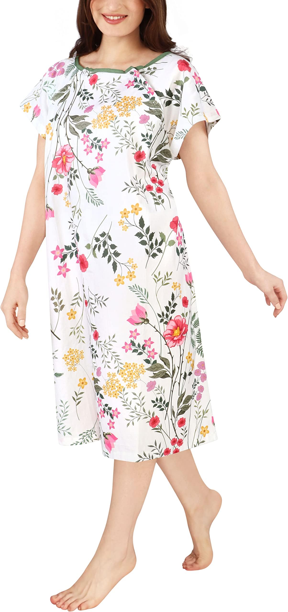 Women's Hospital Gown Soft Comfortable and Stylish Patient Gown