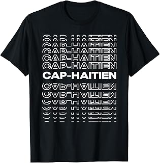 Minimalist City - Haiti Modern Cap-Haitien T-Shirt