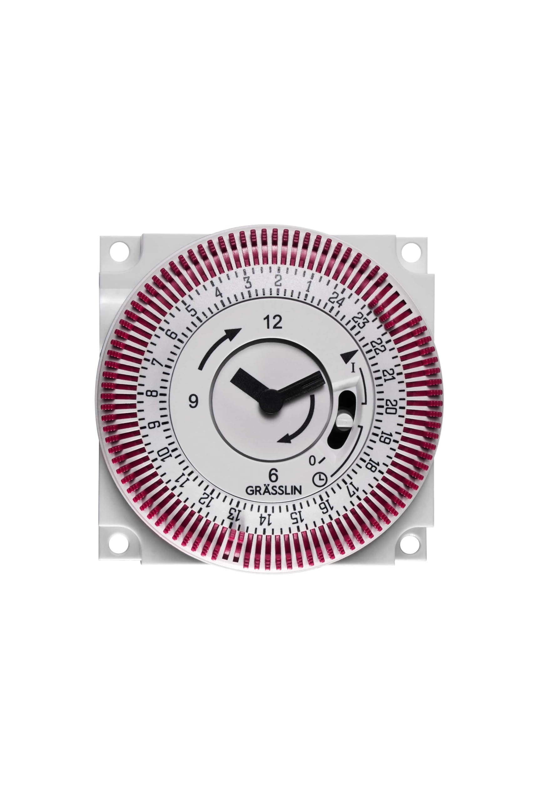 Grässlin Analoges Zeitschaltmodul FM/1 STuZH – 1-Kanal Flachmodul, 230V 50Hz