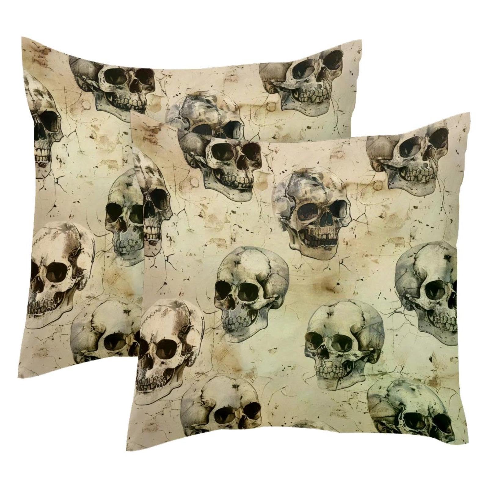 Housses de coussin gothique velours noir pour décorer un canapé de salon moderne