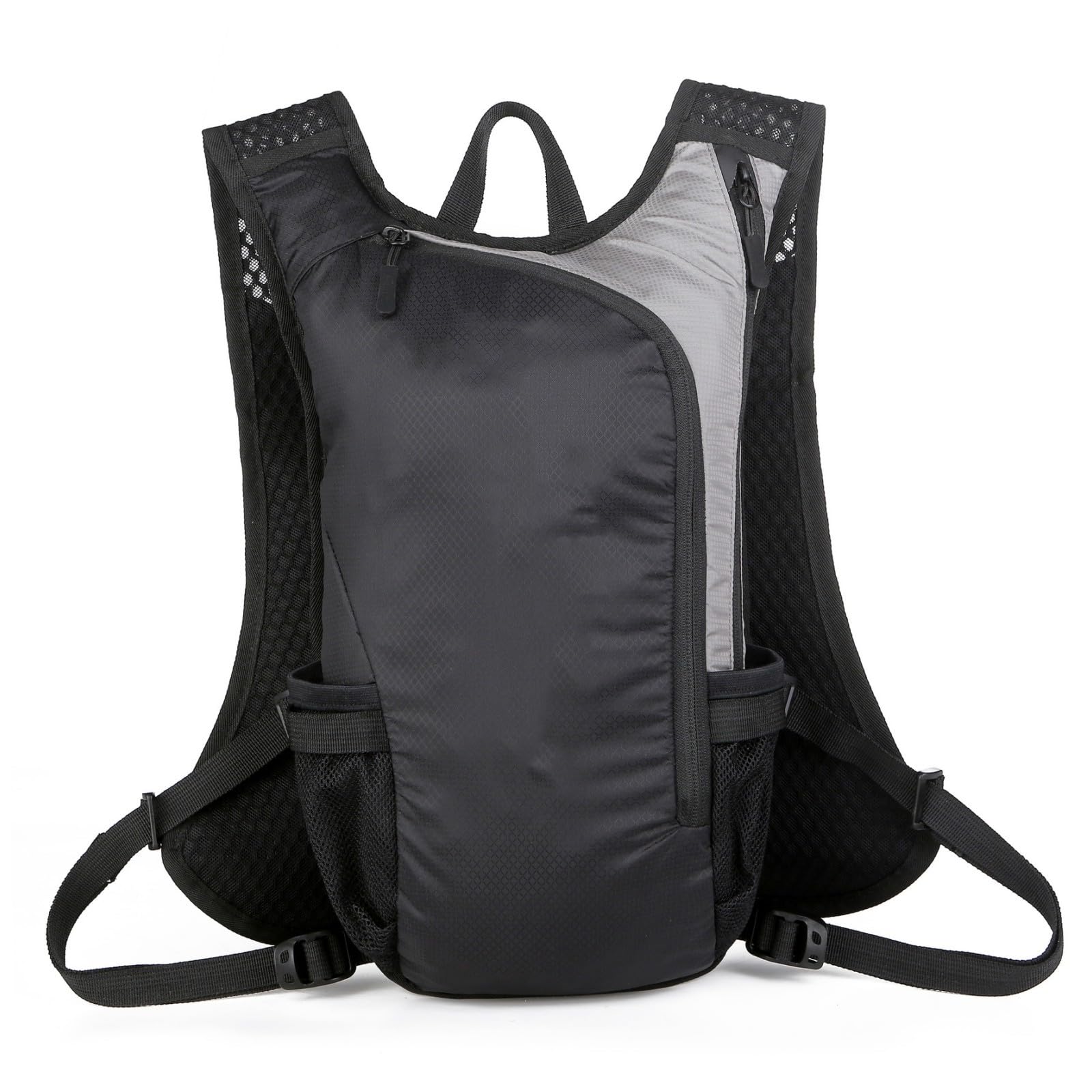 Mochila de hidratación, mochila de hidratación para correr para mujer, mochila deportiva reflectante de seguridad, chaleco de hidratación ligero con bolsa de agua para correr y ciclismo