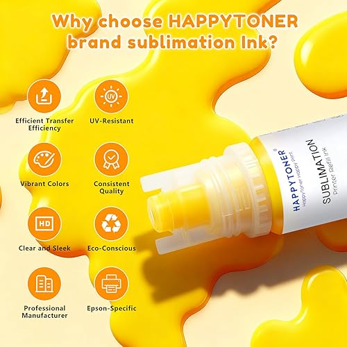 Miniatura 4 de Tinta de sublimación para Epson 2800 ecotank ET-3750 ET-3760 ET-3830 ET-4850 ET-4750 ET-2760 ET-2700 ET-4760 ET-15000 ST-2000 Transferencia de