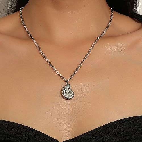 Miniatura 2 de Long tiantian Starfish Necklace Conch Shell Necklace Gold Snail Shell Necklaces Seashell Ocean Jewelry Vacation Essentials Trendy Beach Charms