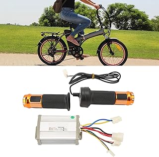 Controlador de motor escovado, kit de aderência do acelerador, kit de aderência do acelerador de 800 W, caixa de controle de velocidade do motor, aderência do acelerador para bicicletas elétricas triciclos 48V