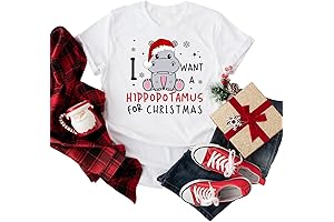 Celebrate Christmas with Glee: The 'I Want a Hippopotamus for Christmas' T-shirt