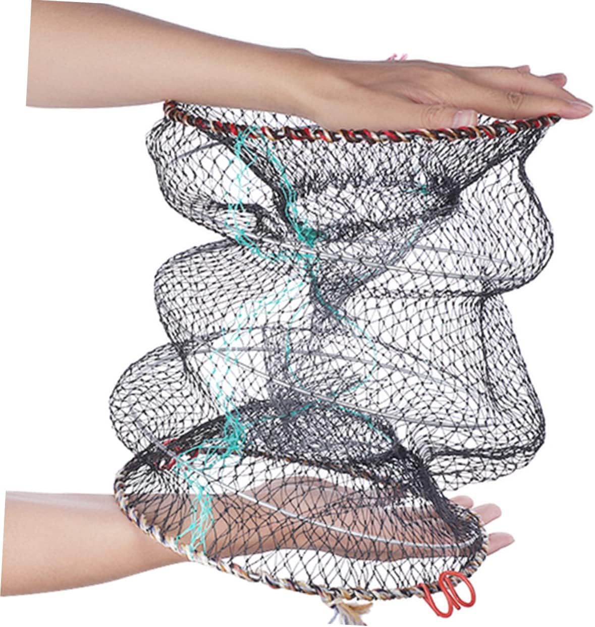 2pcs Multi-Function Fishing Traps Portable Lobster Trap Bait Saltwater Freshwater Easy to Use Net
