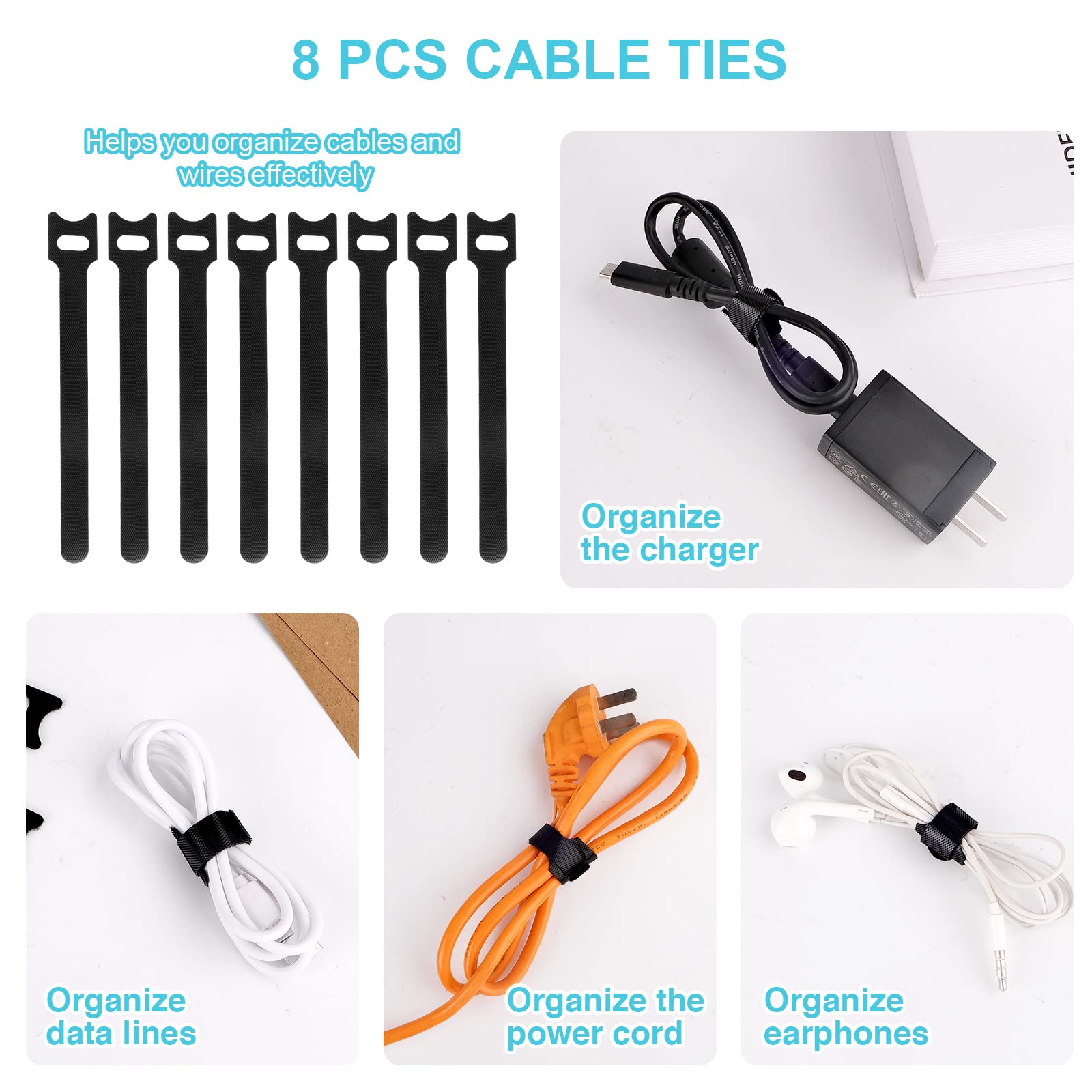 NODOCA Gestion Des Câbles Sous Le Bureau, Sans Perçage, Gestion Des