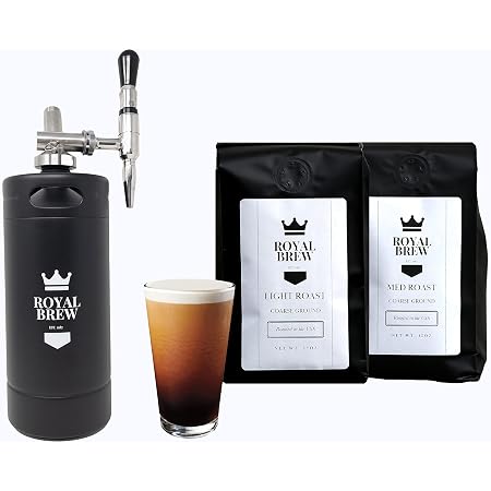 Picture of Amazon.com: Royal Brew Nitro Cold Brew Coffee Maker & 2 Bags of Cold ...