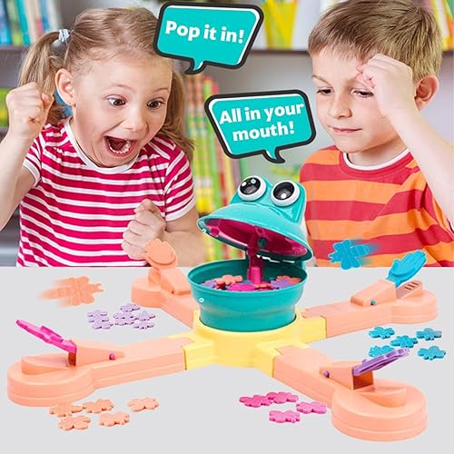 Miniatura 2 de Juego de mesa clásico de rana de alimentación, juego atlético multijugador, juego de insectos que comen ranas, ejercita la velocidad del juguete de