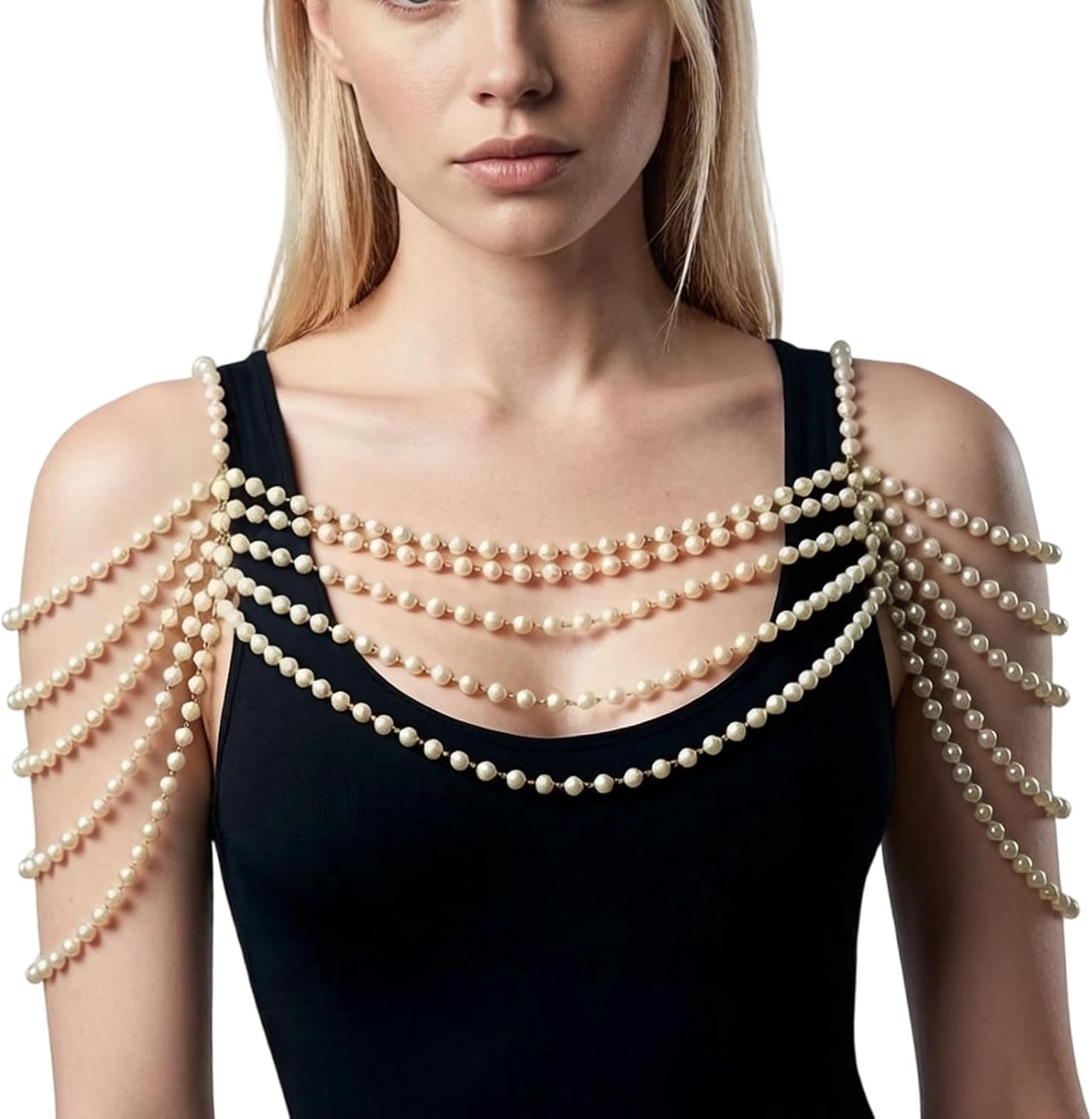 Delicate Round Beads Body Jewelry for Stage Shows
