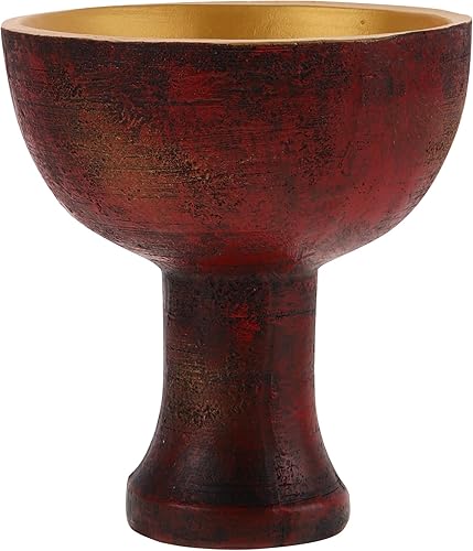 Cabilock Indiana Jones and the Staff of Kings Indiana Jones Holy Cup de resina gótica cáliz sagrado cristiano, copa de cáliz cristiano, regalo de