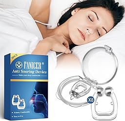 8 Pezzi Anti Clip Antirussamento, Magnetici Dilatatore Nasale Antirussamento, Clip per Naso Anti-Russamento, Migliora il Respirazione Sonno, Tenuta Extra per una Migliore Qualità del Sonno