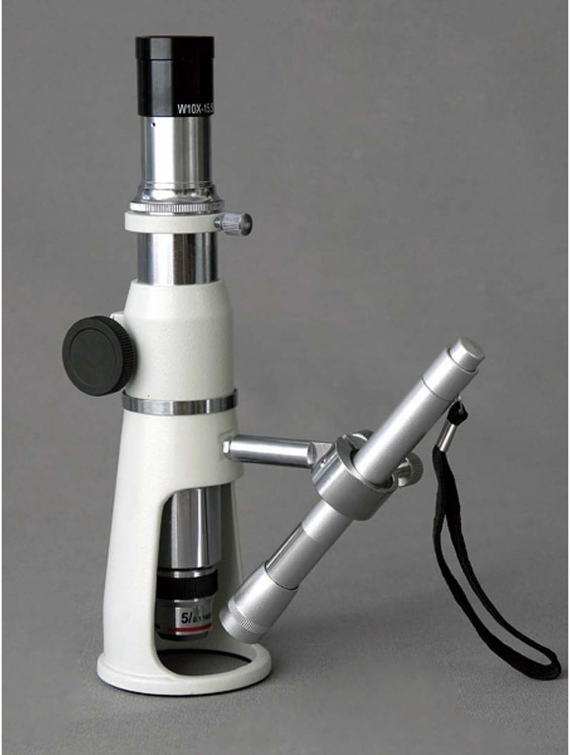 Featured Product AmScope H2510 Handheld Stand Measuring Microscope, 20x/50x/100x Magnification, 17mm Field of View, Includes Pen Light 🔥 Crazy Deals AmScope H2510 Handheld Stand Measuring Microscope, 20x/50x/100x Magnification, 17mm Field of View, Includes Pen Light
