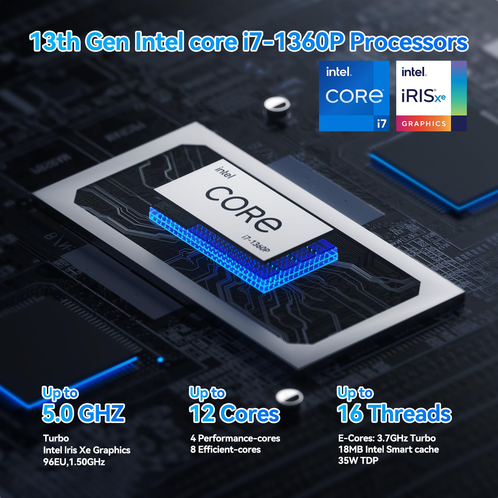 Amazon.com: Intel NUC 13 Pro Arena Canyon Mini PC, Core i7-1360P