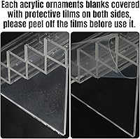 Vista 3 de Geetery Soporte para tarjetas de visita de acrílico con 28 ranuras para escritorio, soporte vertical de plástico transparente para múltiples