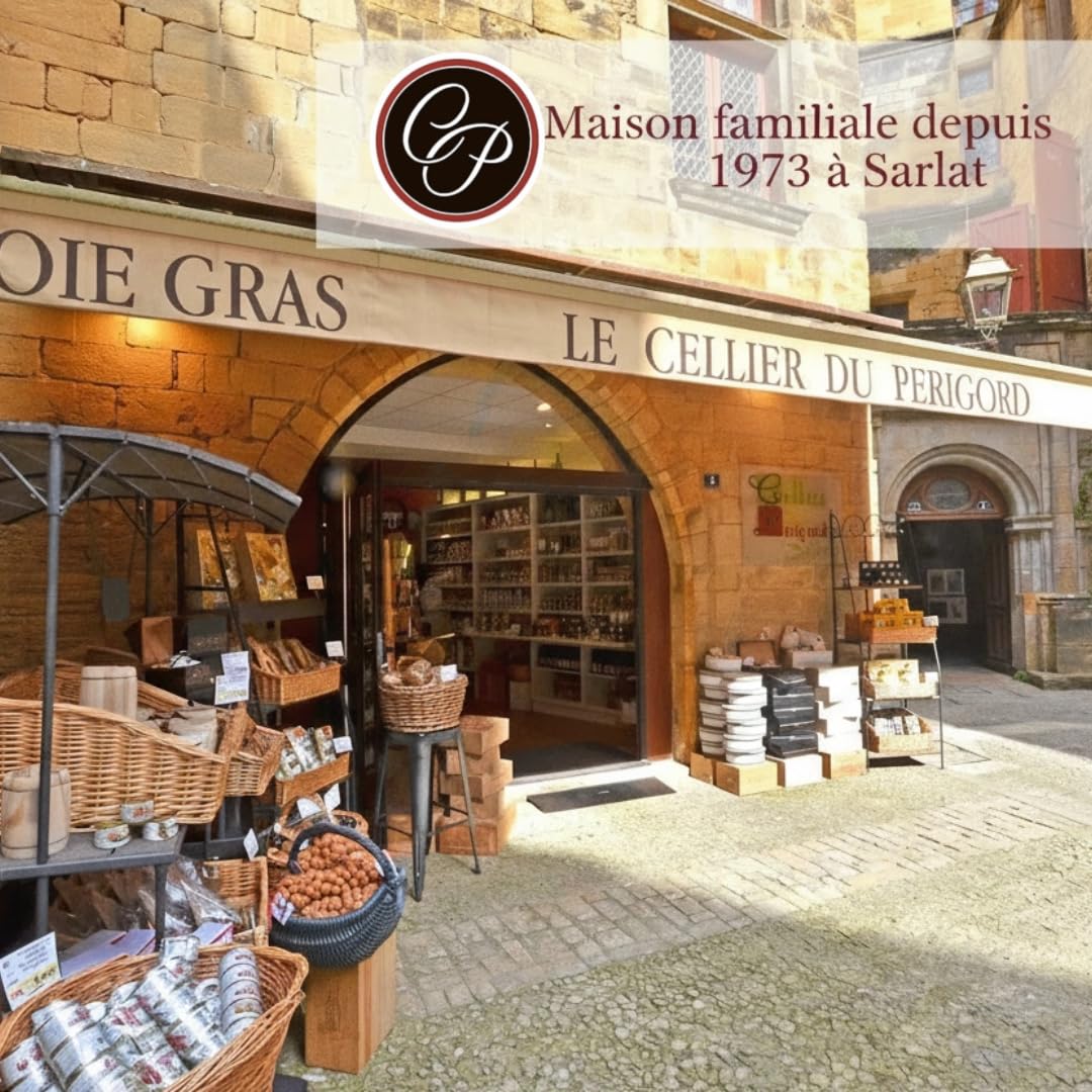 Cellier du Périgord Panier Gourmand Coffret Tariquet Vin IGP | Coffret Tariquet Classic vin blanc IGP Côtes de Gascogne 75cl + foie gras, terrines et douceurs du Périgord à offrir