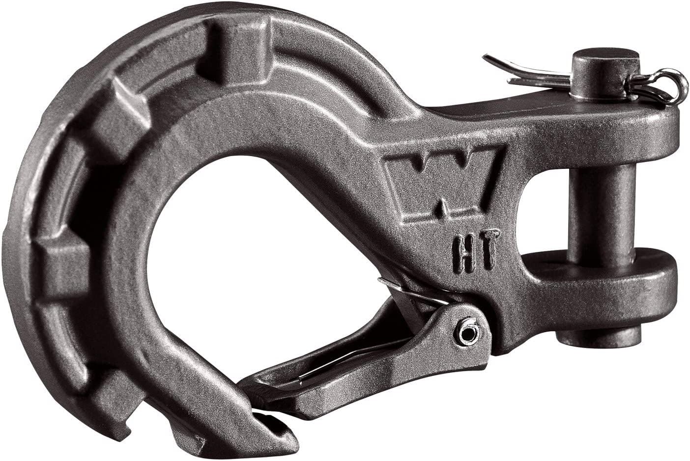 WARN92089 Epic 5/16" Steel Winch Hook: 2.5 Ton (5,000 lb) Capacity, Black