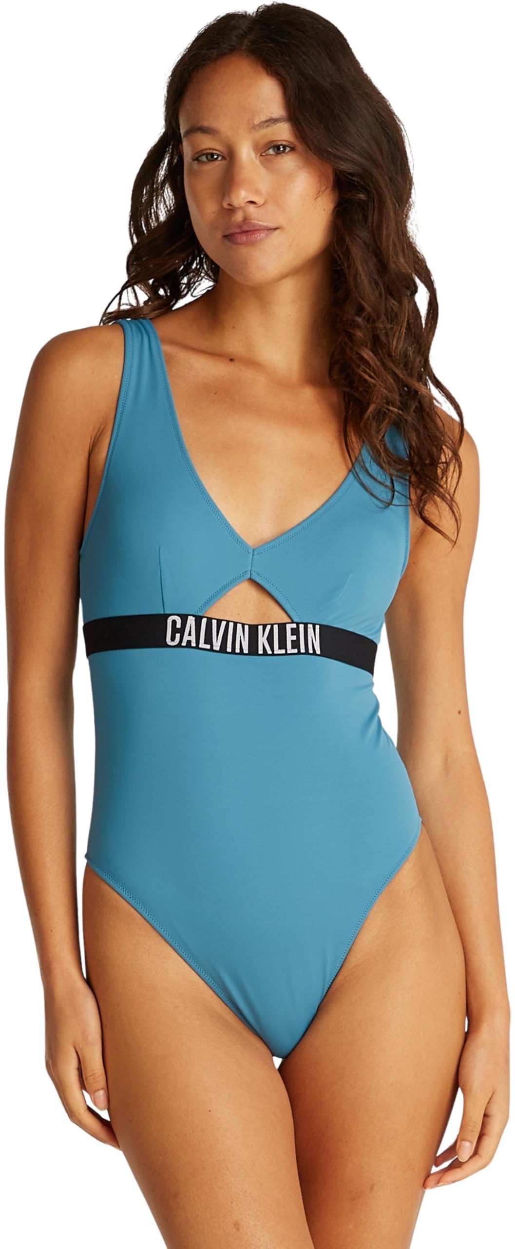 Calvin Klein Damen Badeanzug One Piece Rückenfrei