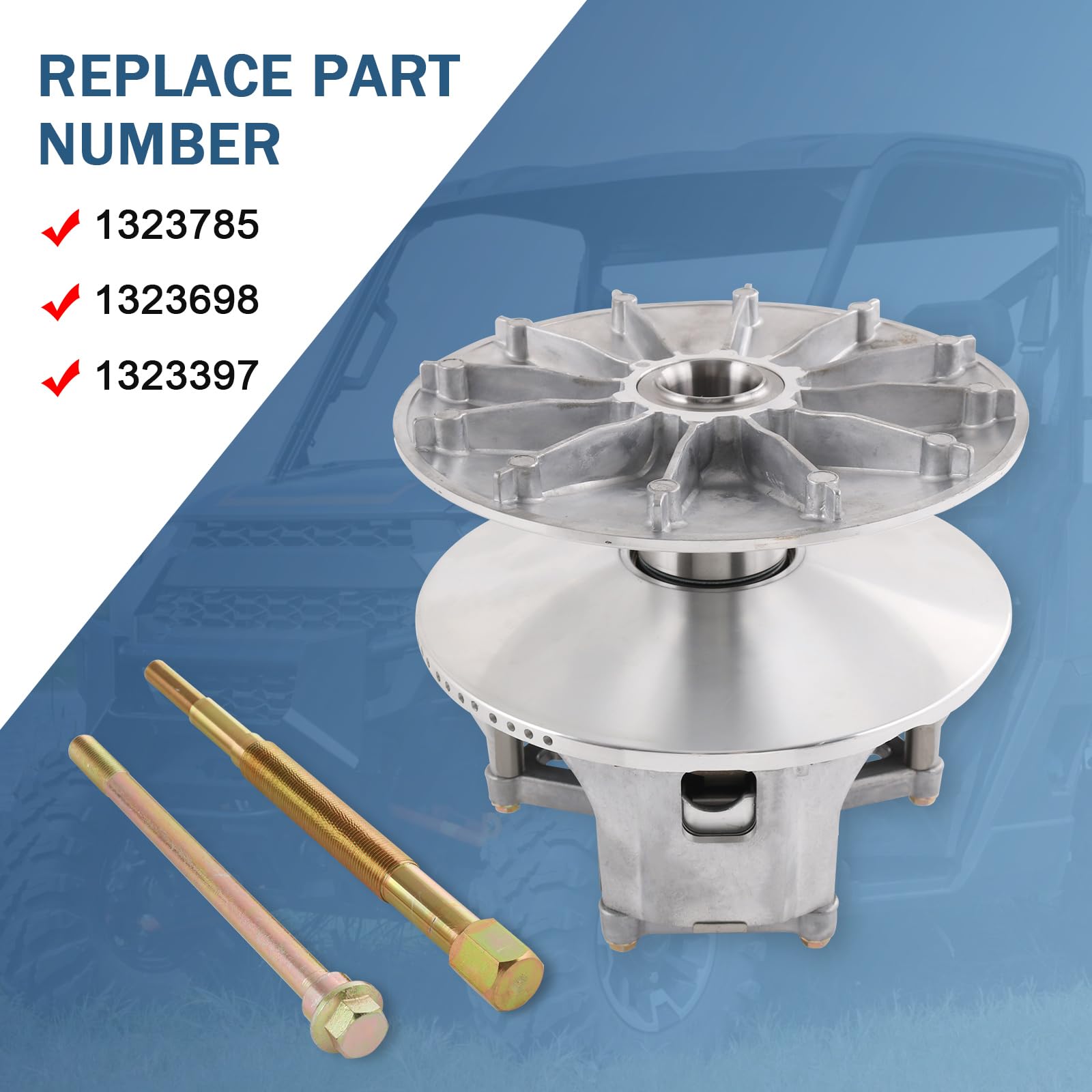 RALBDX Primary Drive Clutch Compatible with 2019 2020 2021 Polaris