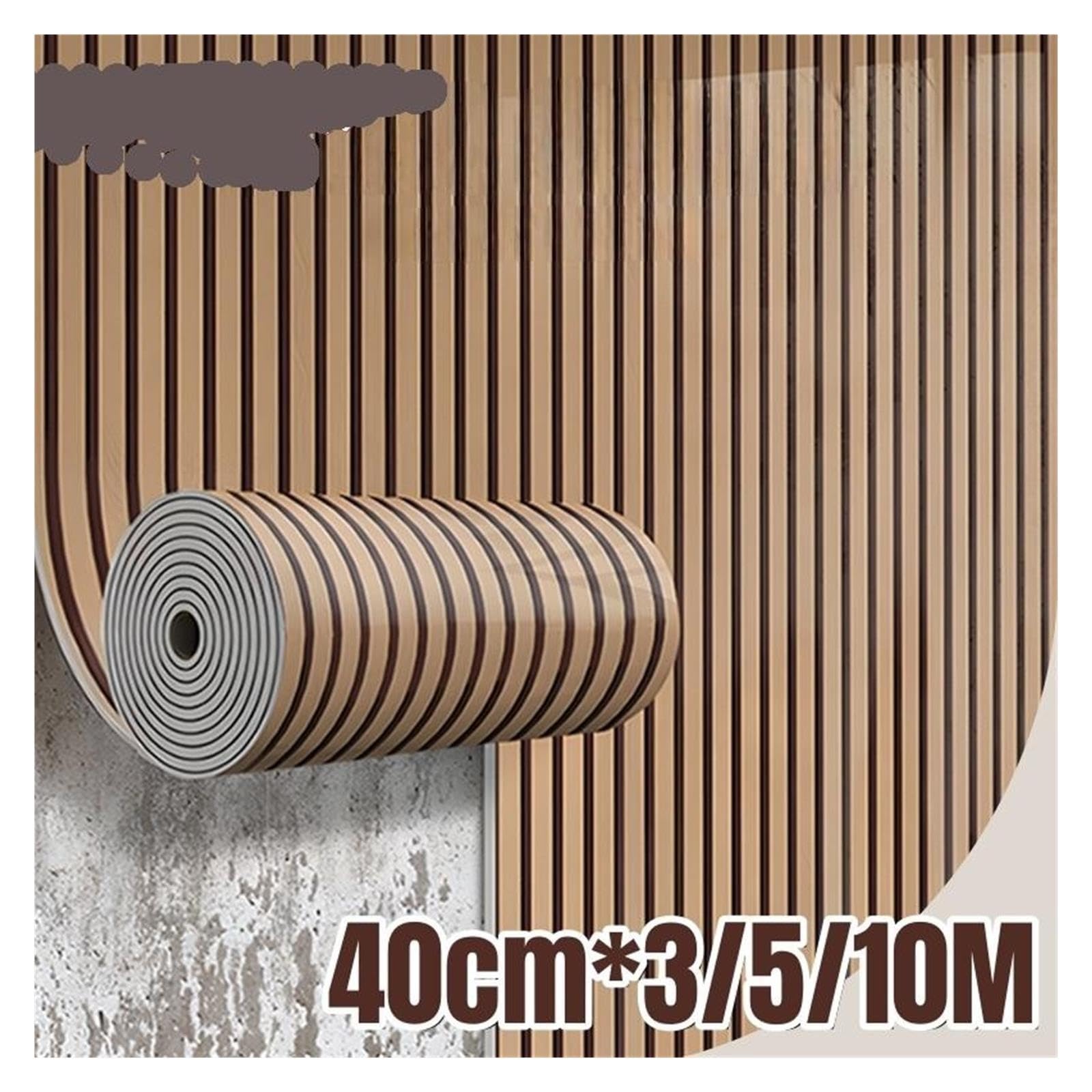 Papel pintado autoadhesivo de grano de madera de 10M/5M/3,0M