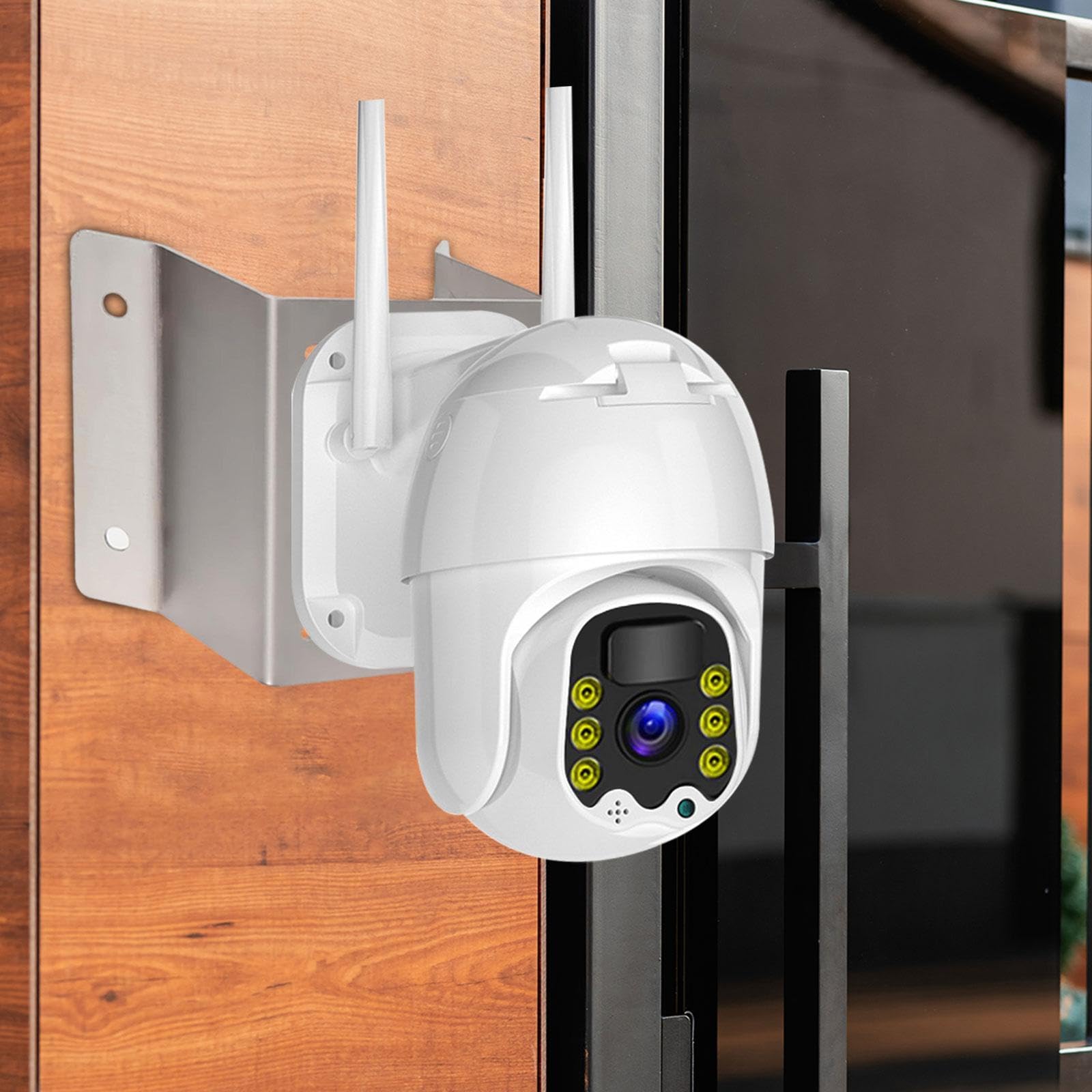 Amazon.co.jp: PEWETE 防犯カメラ 取付金具 ステンレス製 カメラ外側