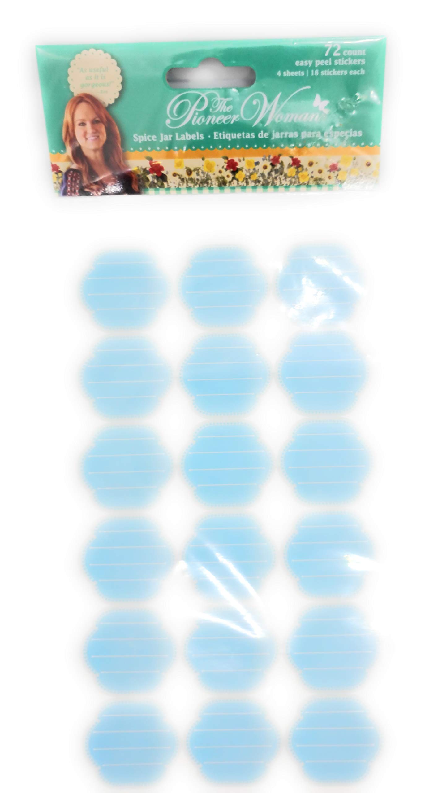 The Pioneer Woman spice jar labels