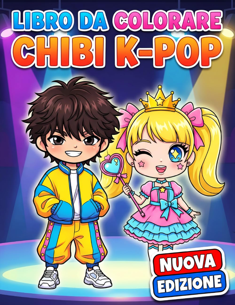Libro da Colorare Chibi K-Pop: Più Di 60 Disegni Teneri E Divertenti Ispirati Alla Musica Pop Asiatica, Perfetti Come Regalo E Antistress