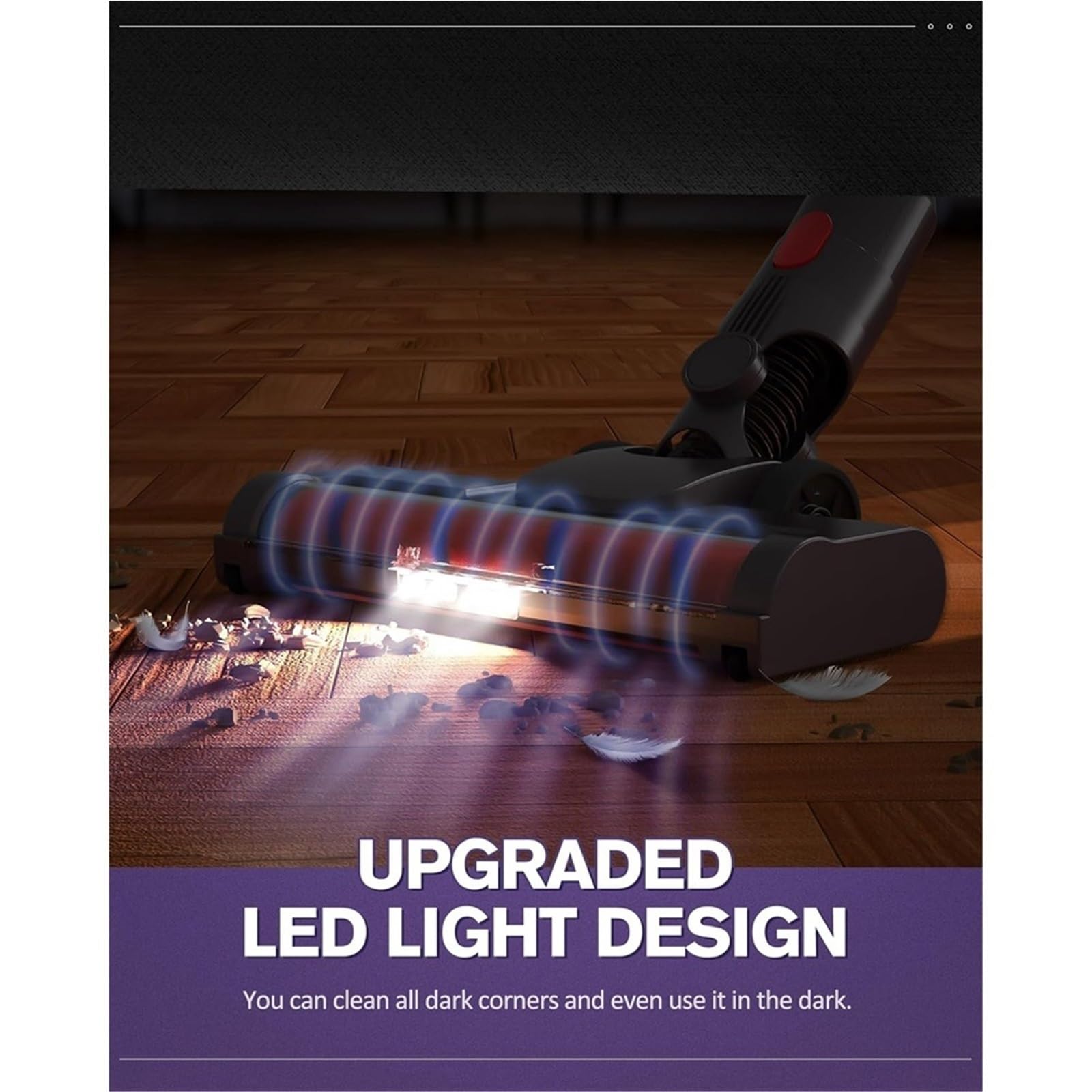 Sostituzione Testina Spazzola A Rullo Morbido Con Luce LED, Compatibile Con Dyson, V15 V8 V7 V10 V11 Aspirapolvere Attacco for Pavimenti In Legno Sostituisci Il Sostituisci