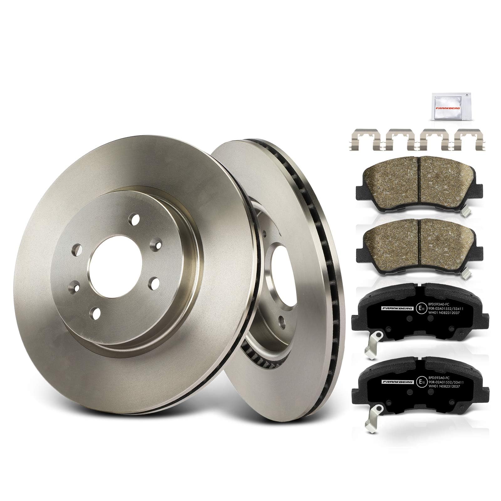 Bremsscheiben & Beläge Set - Für Hyundai I20 & Kia Rio