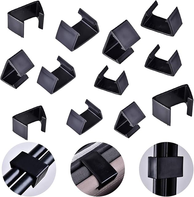 Outdoor Patio Wicker,12 Pieces Furniture Sofa Clips Rattan Furniture Clips 1.67/2/2.3 inch Chair Sofa Fasteners Clips for Restaurant Rattan Chairs Garden Sofa Couch Living Room Furniture