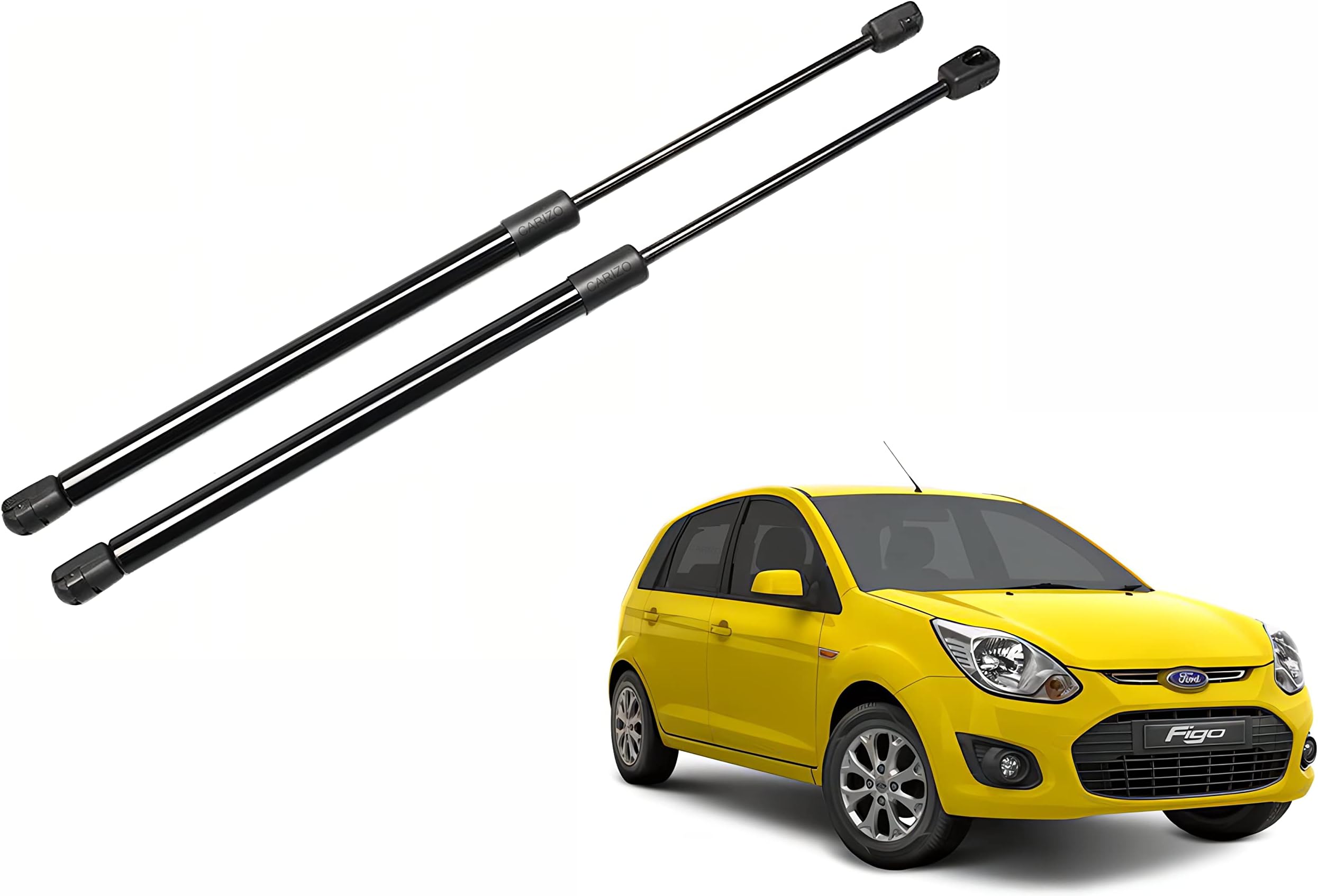 CARIZO Superlift Rear Boot Struts | Dicky-Diggi Shocker | Gas Spring | Lift Support | Door Balancer | Pack of 2 | Compatible with Ford Figo (2010-2015)