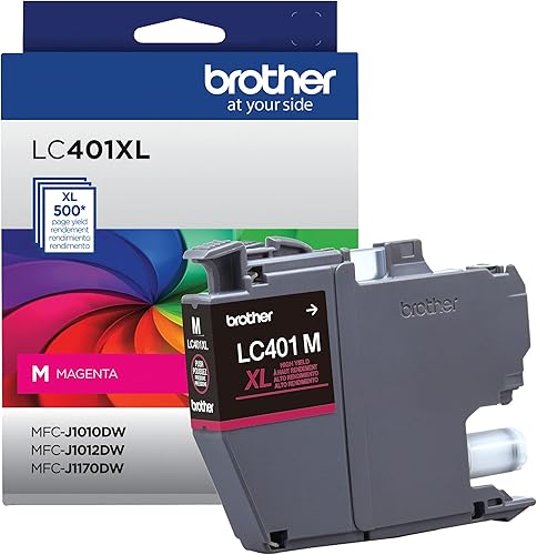Miniatura 6 de Brother LC401XL 3PK - Paquete de 3 cartuchos de tinta de color de alto rendimiento, incluye 1 cartucho de tinta cian, magenta y amarilla, y cartucho