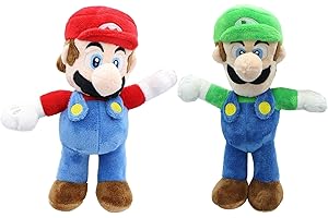 Nintendo Mario and Luigi 2 Plush Doll Set 8.5 Inches