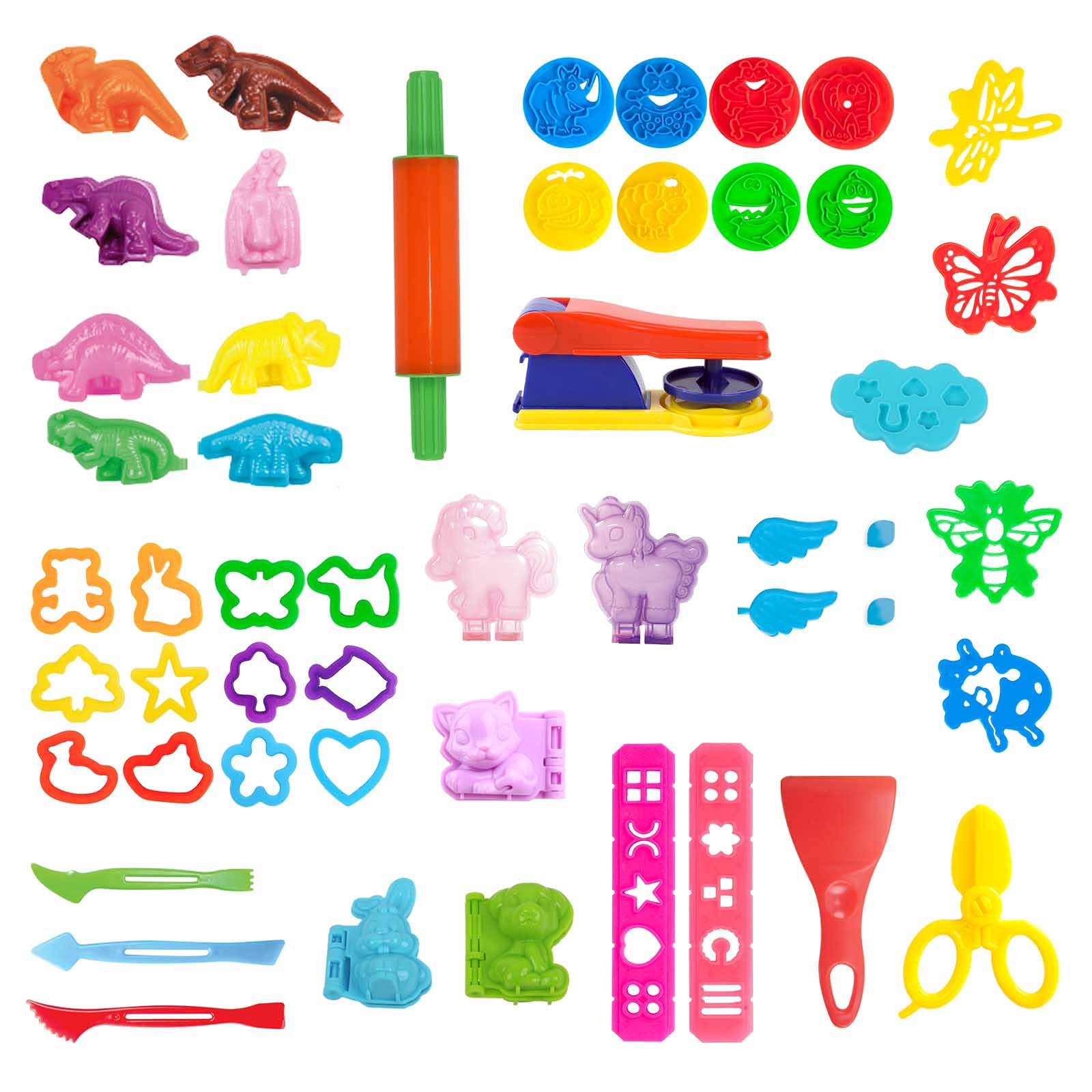 Buy Play Dough Sets for Kids,Play doh Tools 46piece,Various Animal