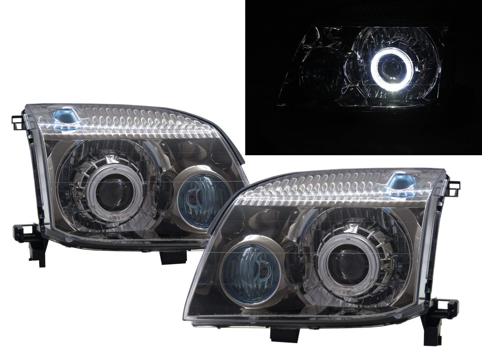 Faro Proyector Izquierdo Para Alfa Romeo 156 (2003-2005) - Código OEM 60685943, Compatible Con Bombillas H1/H7