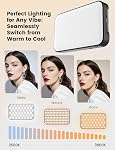Phone Tripod with LED Fill Light, 60" Selfie Stick Tripod Stand with Remote, 2500K-9900K Adjustable Light, Portable Tripod for iPhone Android Camera, Content Creator Kit for TikTok YouTube Vlogging