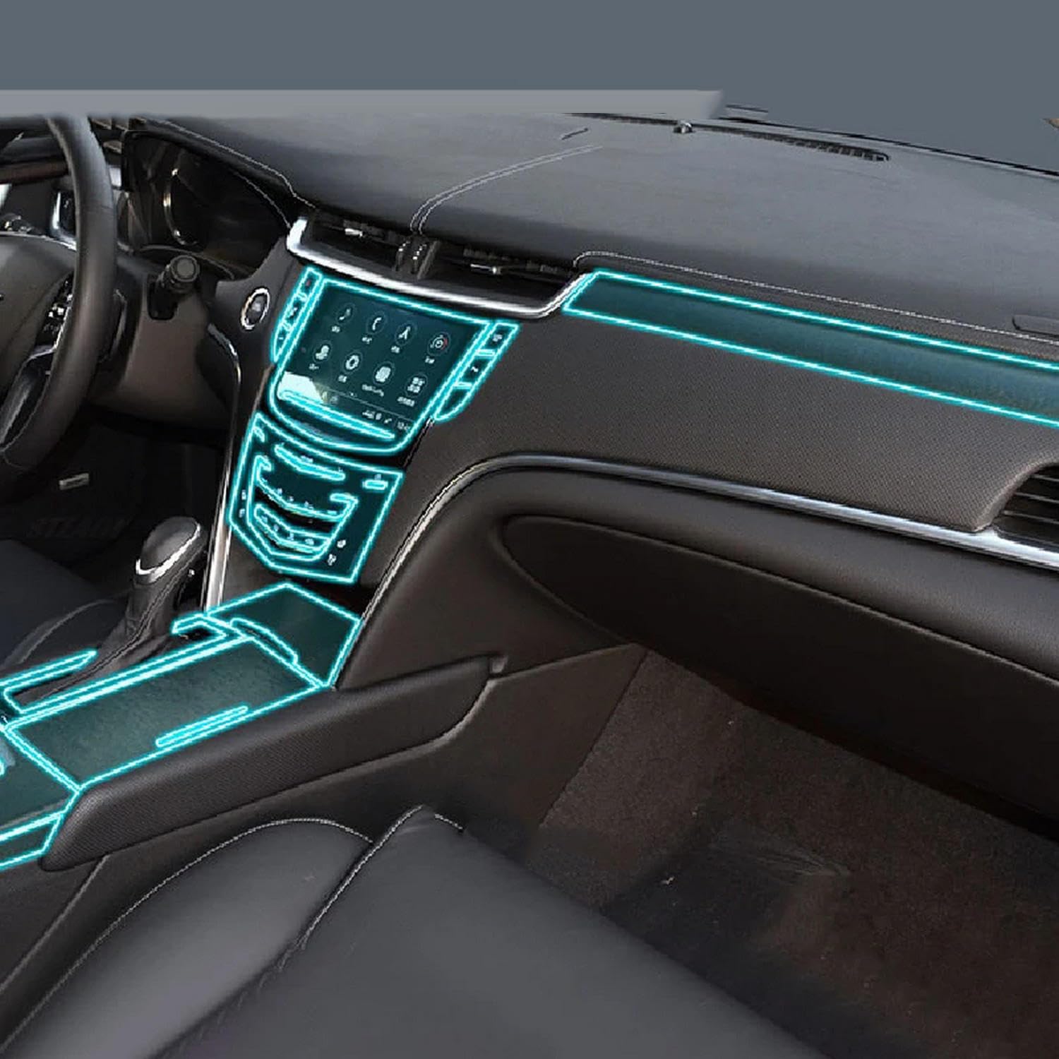 Film de protection TPU intérieur de voiture Cadillac XTS 2013-2023 Premium