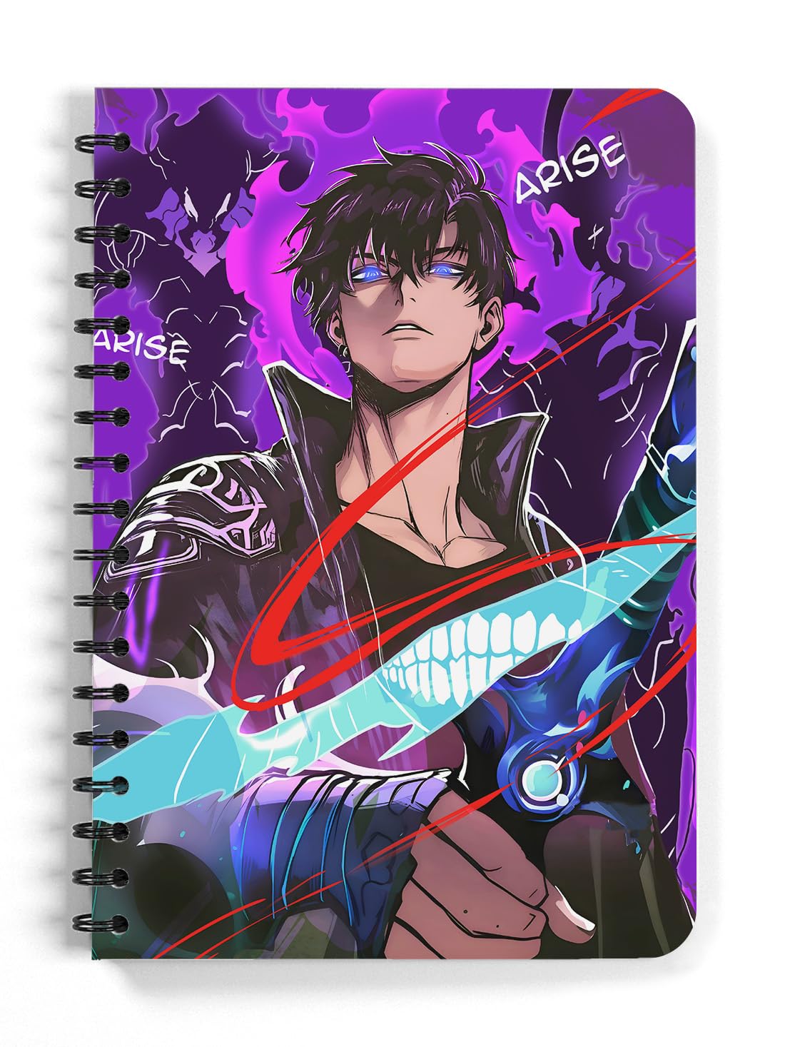 ComicSense.xyz Anime Sketchbook Arise Printed A5 Spiral Drawing Sketch Book Unruled for Kids Students Gift-image-2