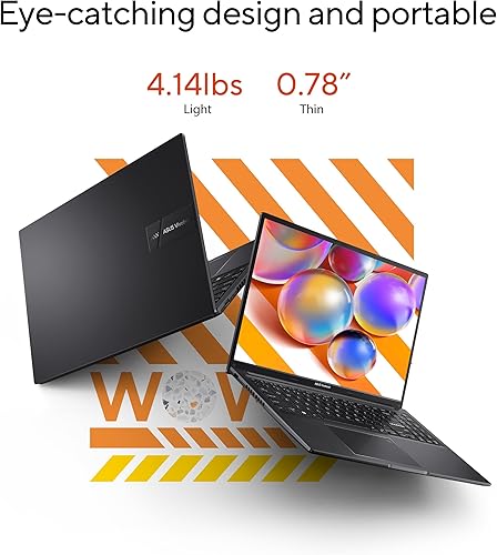 Miniatura 7 de ASUS Portátil Vivobook 16, pantalla WUXGA 1920X1200 de 1610, CPU AMD Ryzen 5 5625U, gráficos AMD Radeon, 8 GB de RAM, SSD de 512 GB, sensor de