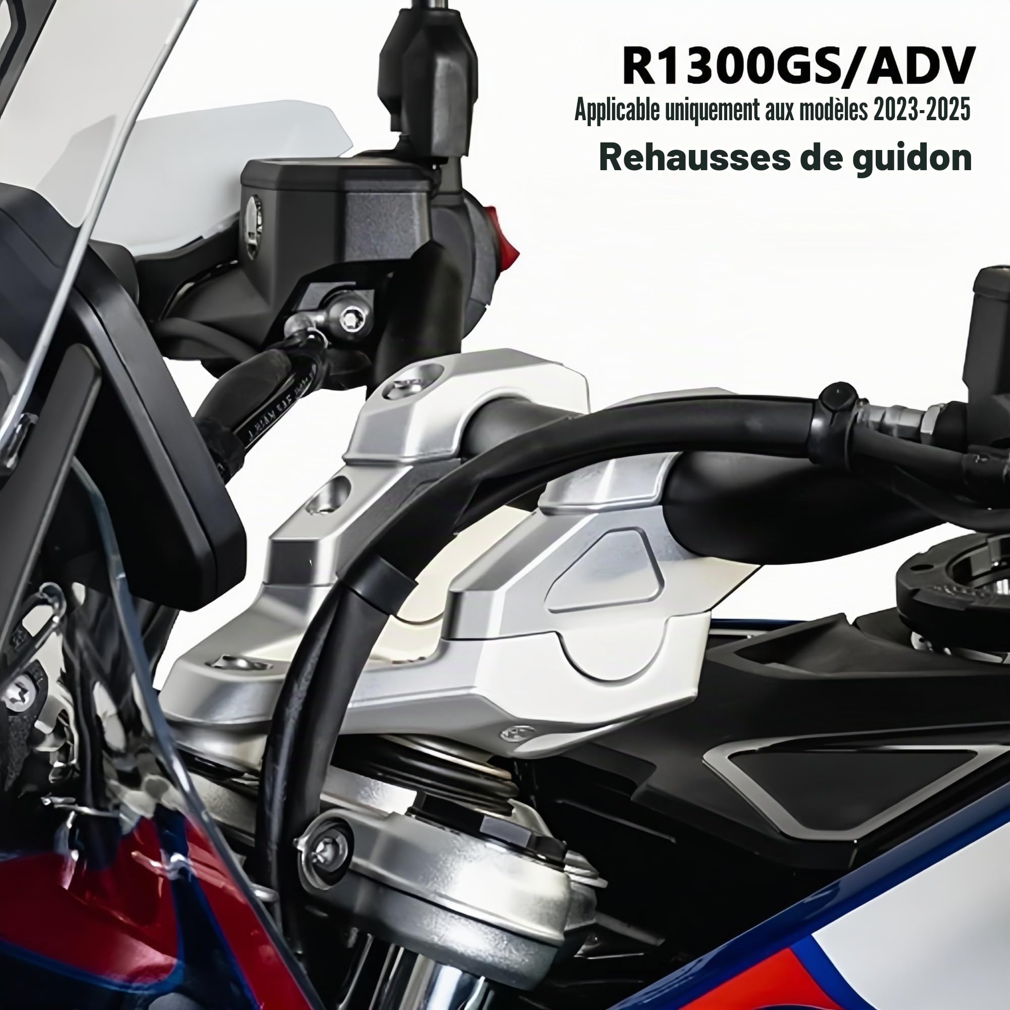 Moto Guidon Montage Riser Guidon Riser Pince Pour BMW R1300GS Adventure 2023 2024 2025