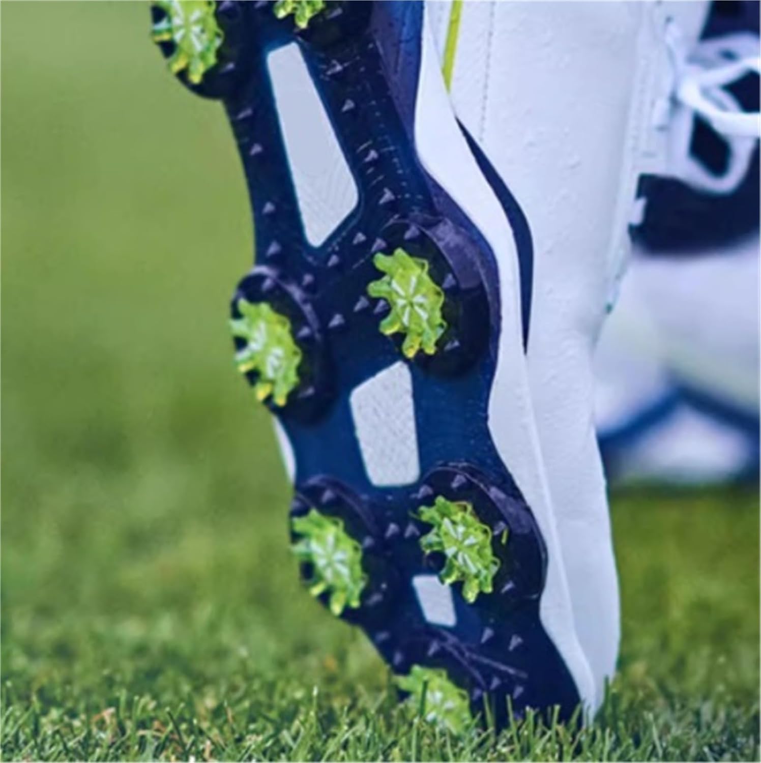 50pcs Golf Shoes Spikes Includes A Wrench Fast Twist Studs Cleats Compatible with Foot Joy