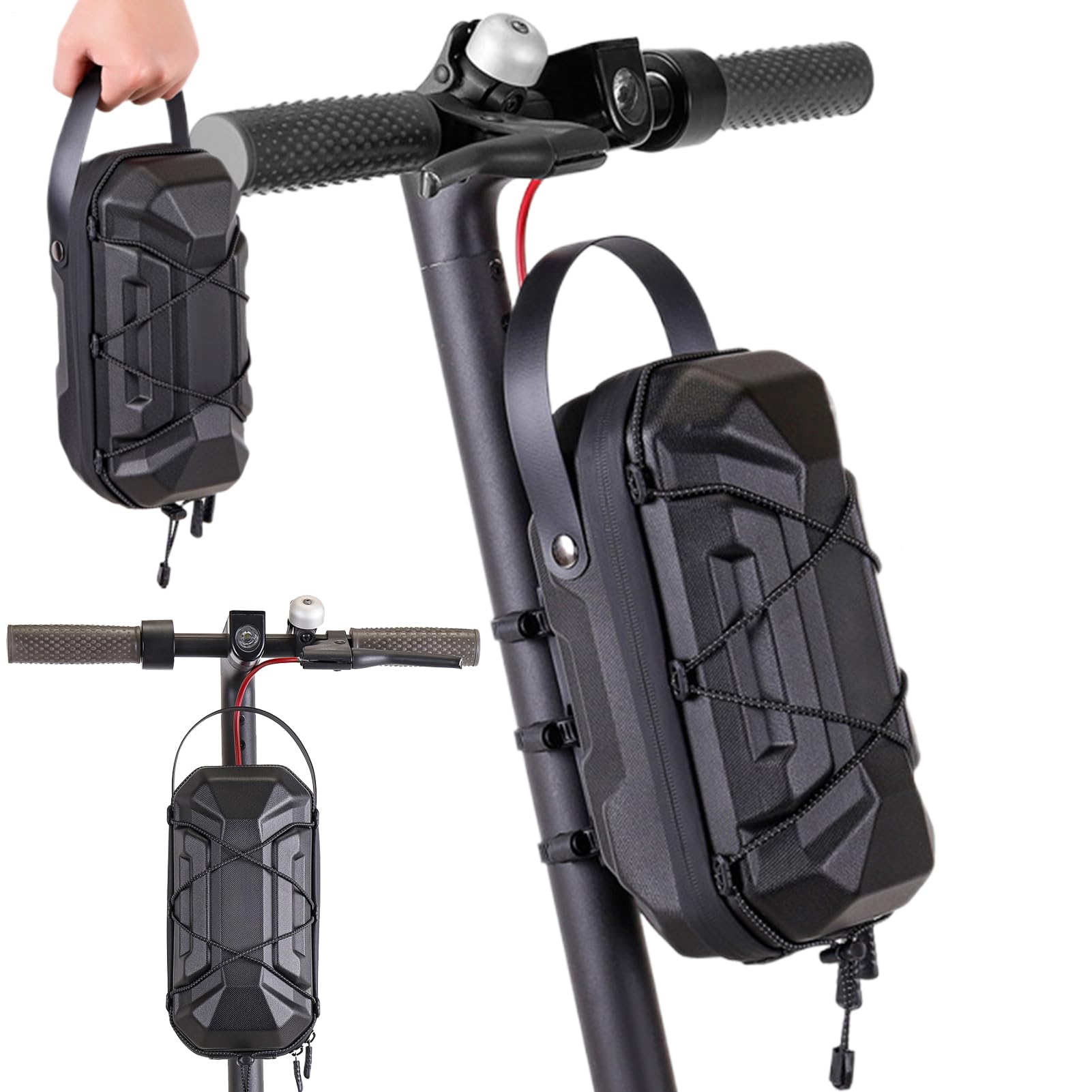 Borsa Monopattino Borsa Da Bici, Organizer Da Manubrio | Borsa da Manubrio Monopattino Organizer Anteriore per Moto, E-bike, Bici Strada, Mountain, Pieghevole