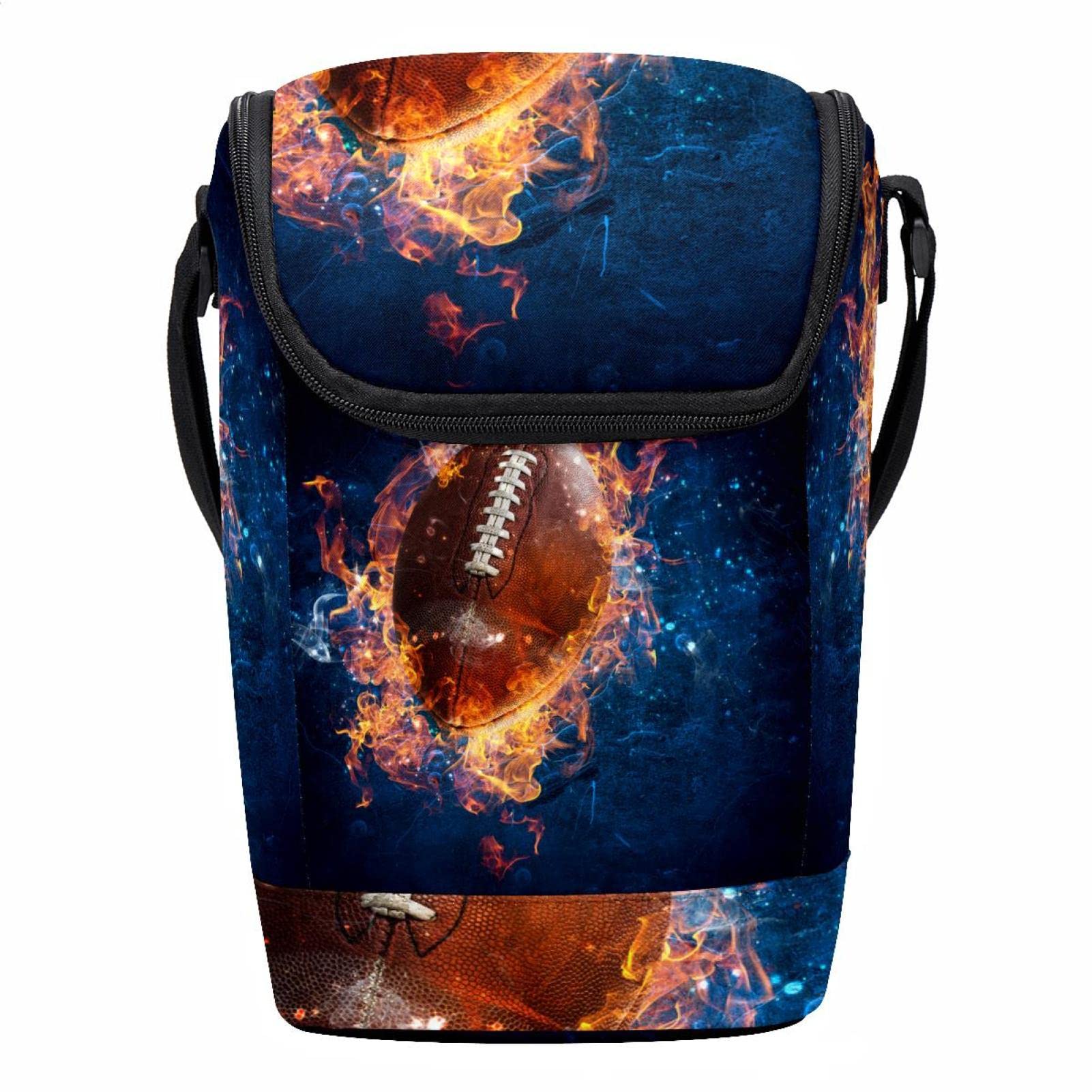 Bolsa de almuerzo infantil de rugby con llama ideal para excursiones escolares y viajes