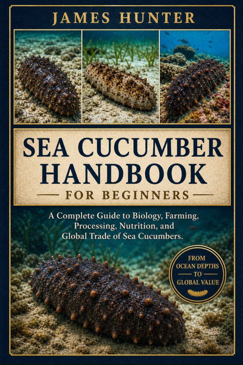 SEA CUCUMBER HANDBOOK: A Complete Guide to Biology, Farming, Processing, Nutrition, and Global Trade of Sea Cucumbers.