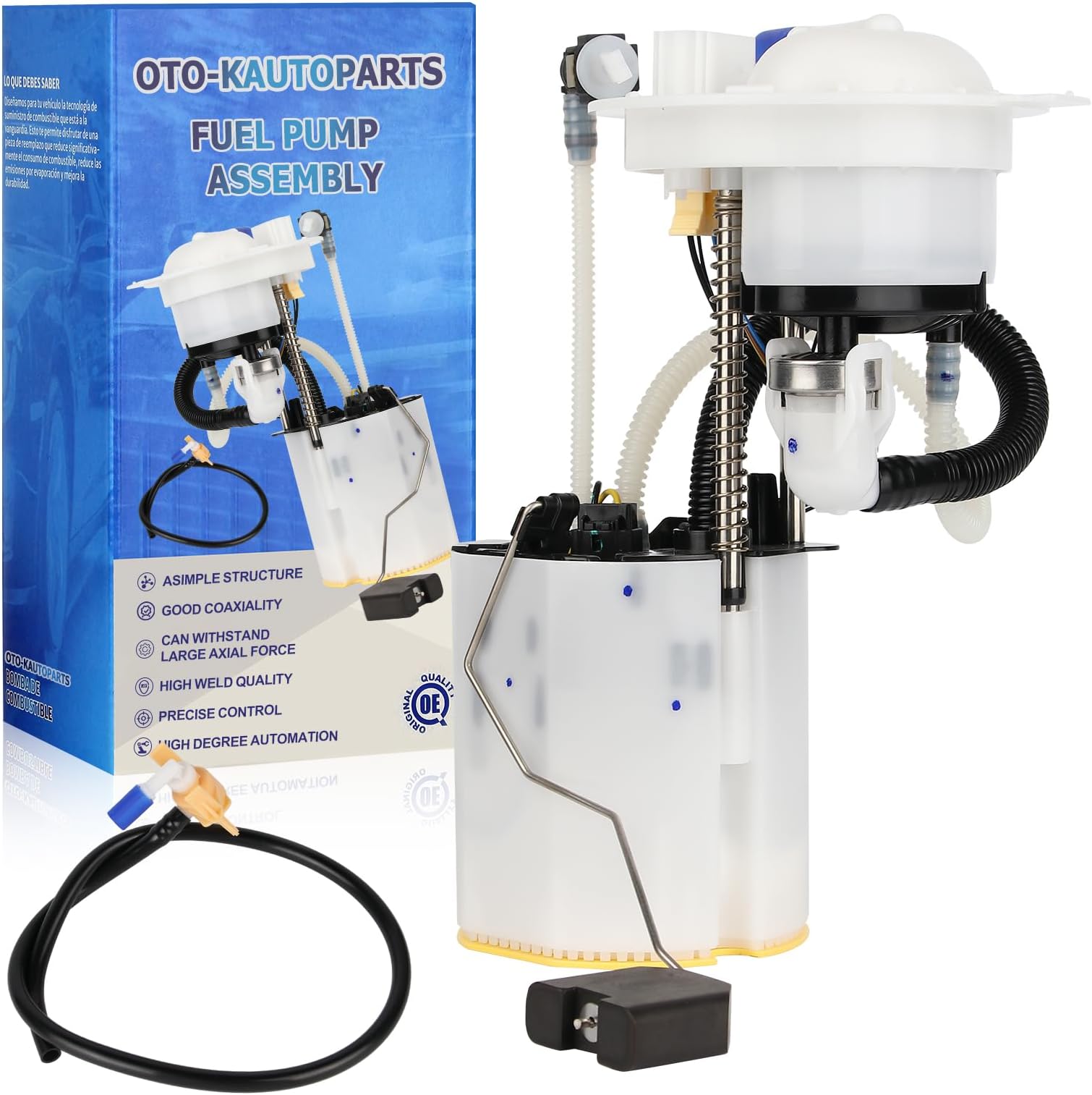 OTO-K Electric Fuel Pump Module Assembly with Sending Unit Compatible with Volkswagen CC 2009-2017, Passat 2006-2010/2012-2021, 1.8L 2.0L 3.6L, Replace# FP3136, 3AA919051L, E8738M, FG1268, SP5099M