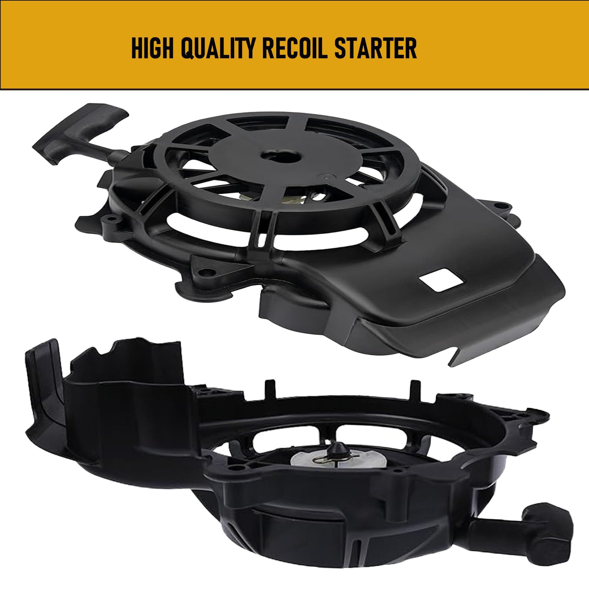 Seilzugstarter für Briggs and Stratton 163cc Teile und Toro Recycler 22 Seilzugstarter Montage Kompatibel mit Craftsman M230 163cc Motor