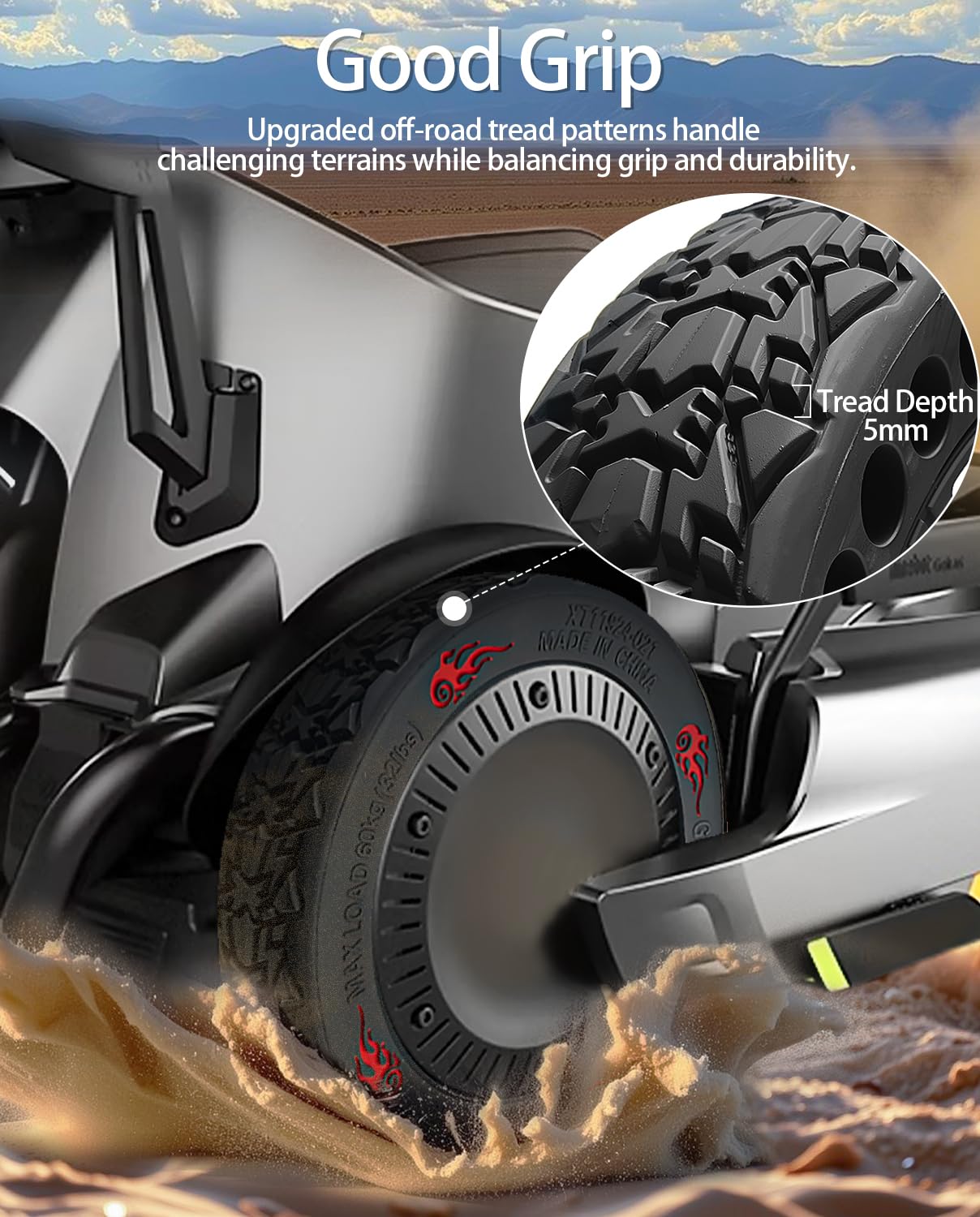 Drift Tire 10x2.75 Suitable For Ninebot By Segway S MAX/Gokart PRO
